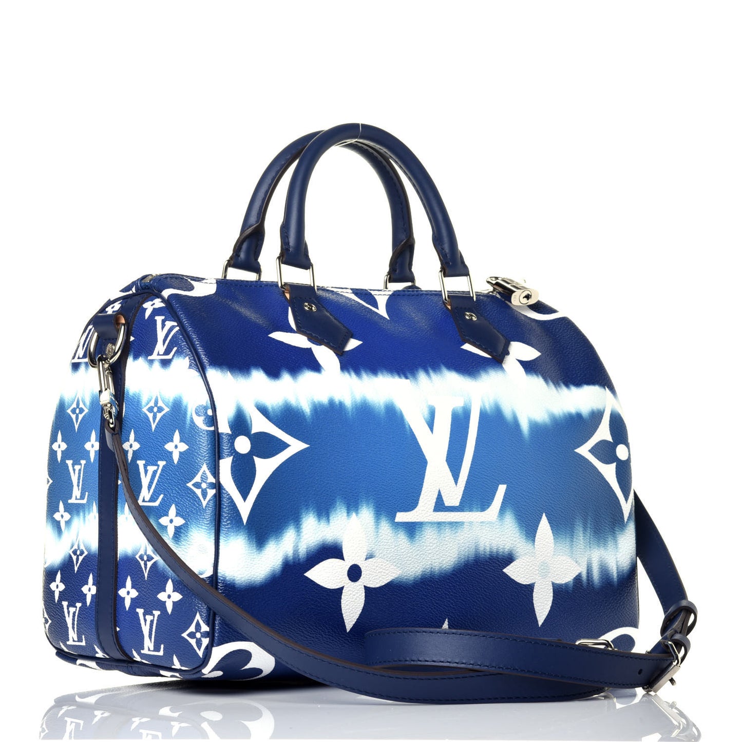 Monogram Escale Speedy Bandouliere 30 Blue