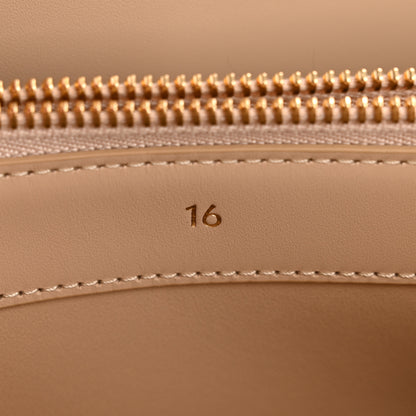 Celine Satinated Calfskin Small 16 Top Handle Bag Nude 9 of 16