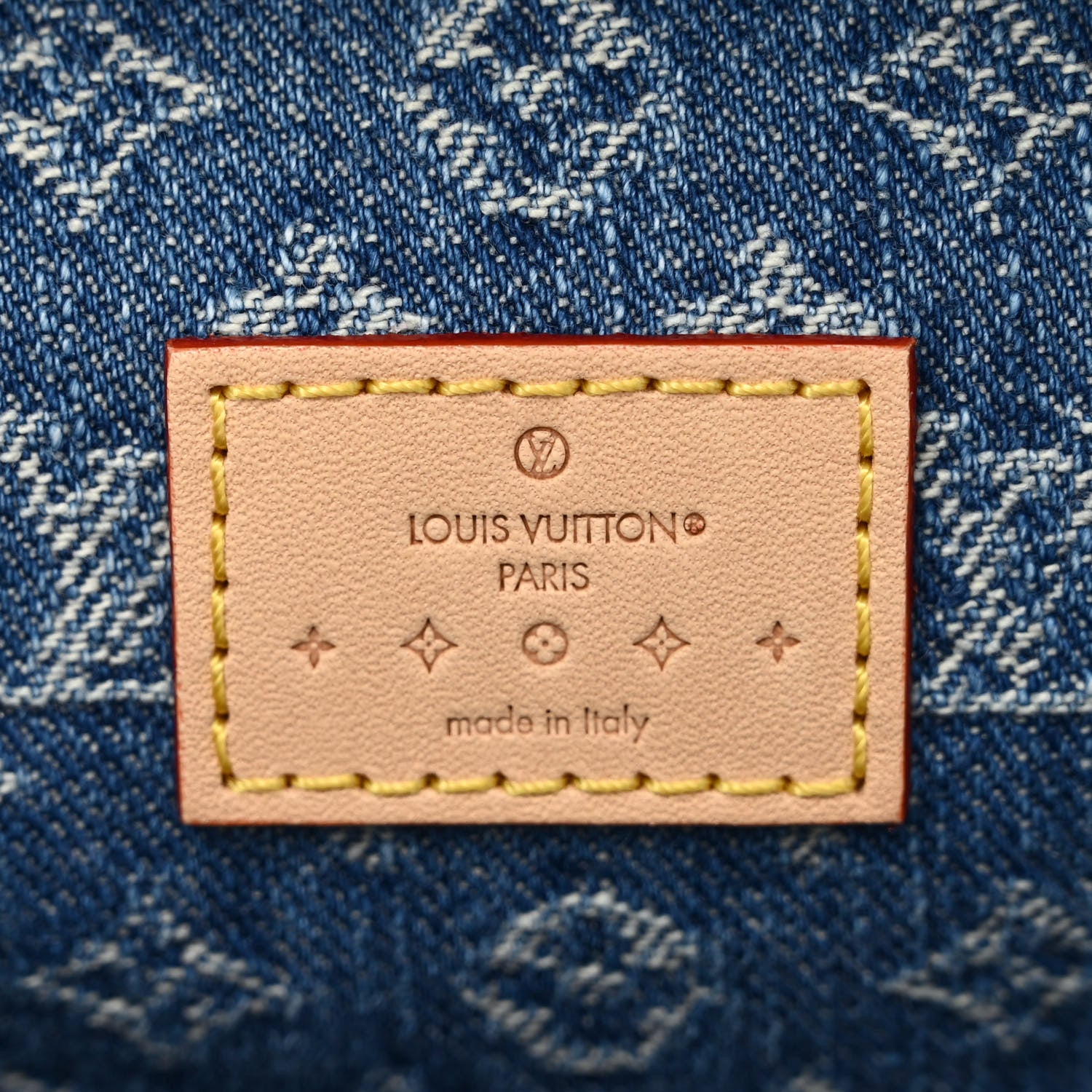 Louis Vuitton Monogram Denim High Rise Bumbag Blue 6 of 10