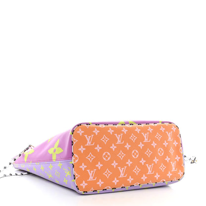 Louis Vuitton Monogram Giant Neverfull MM Pink Lilac 5 of 15