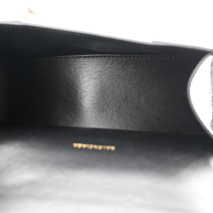 Balenciaga Shiny Box Calfskin Hourglass Top Handle Bag XS Black 5 of 11