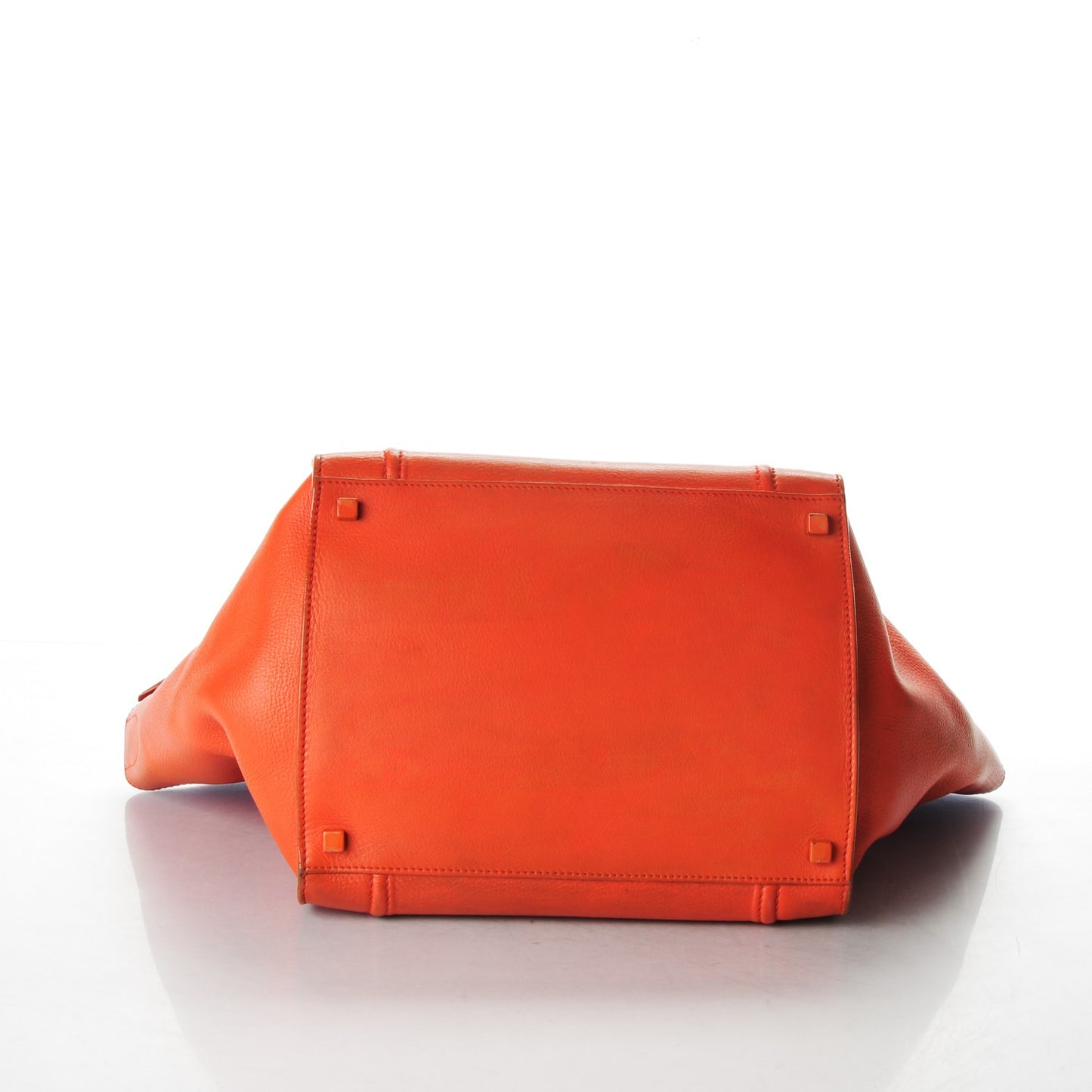 Supple Calfskin Medium Phantom Luggage Orange