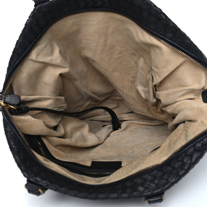 Bottega Veneta Nappa Intrecciato Maxi Convertible Tote Black 5 of 11