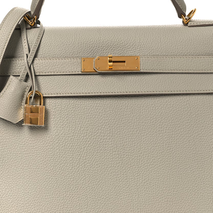 Hermes Togo Kelly Retourne 32 Gris Perle 8 of 12