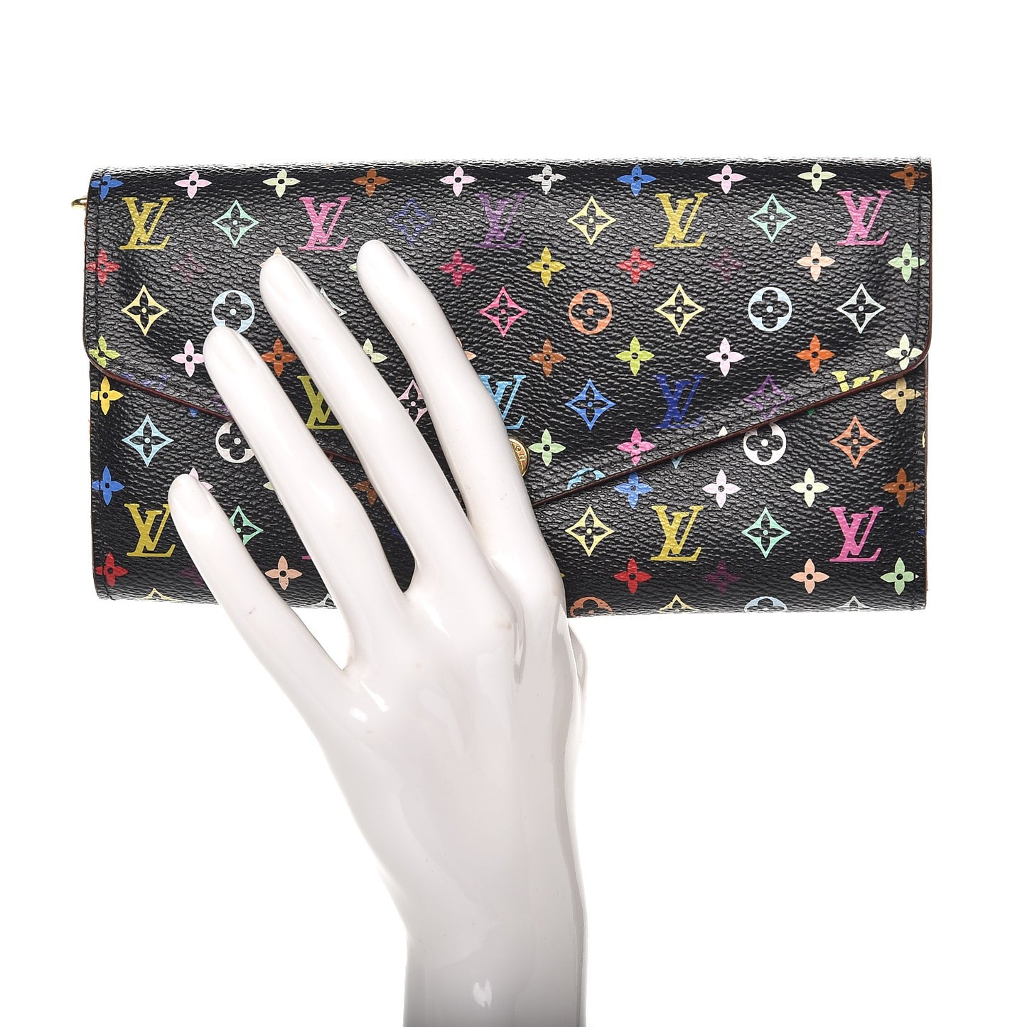 Monogram Multicolor Sarah Wallet NM Black Grenade