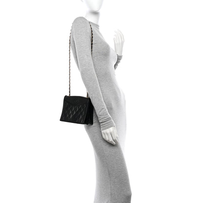 Chanel Lambskin Quilted CC Small Single Flap Black 3 of 19
