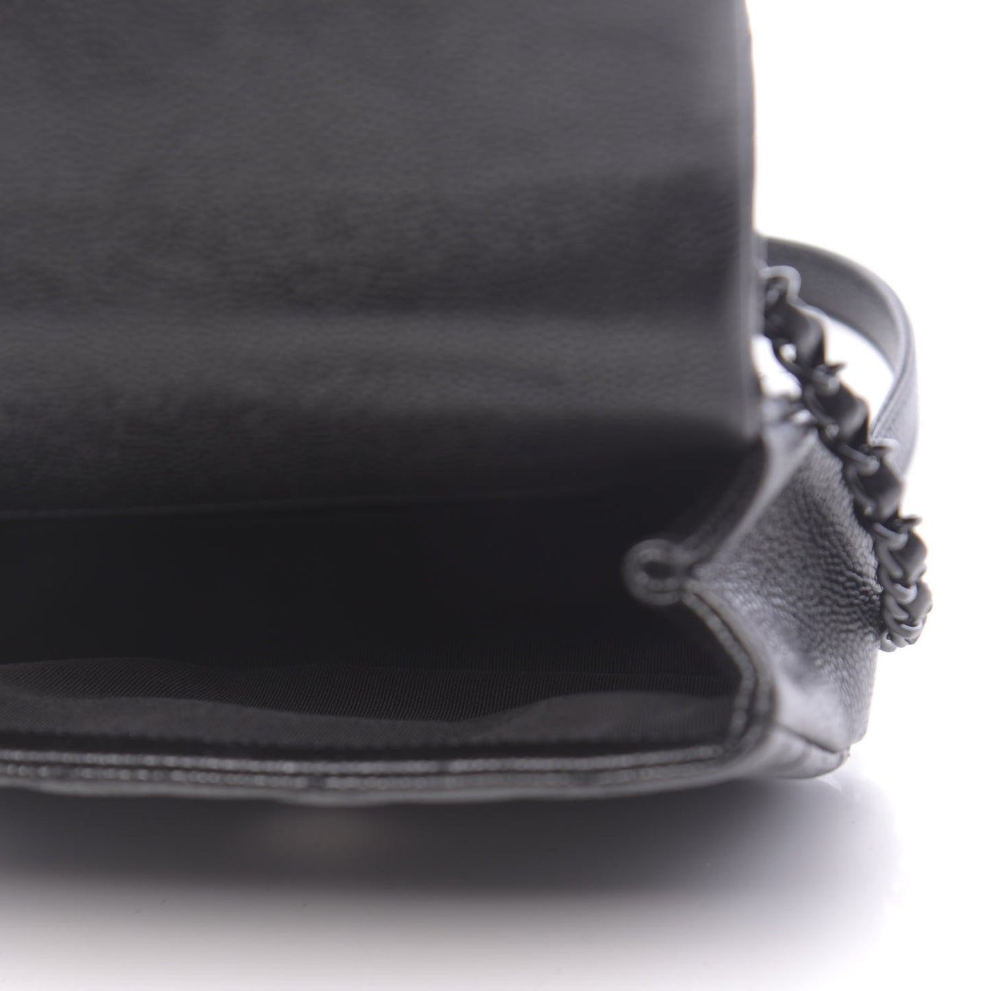 Caviar Quilted Incognito Mini Square Flap Black