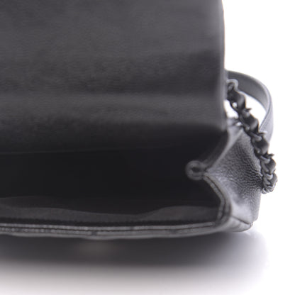 Chanel Caviar Quilted Incognito Mini Square Flap Black 5 of 11