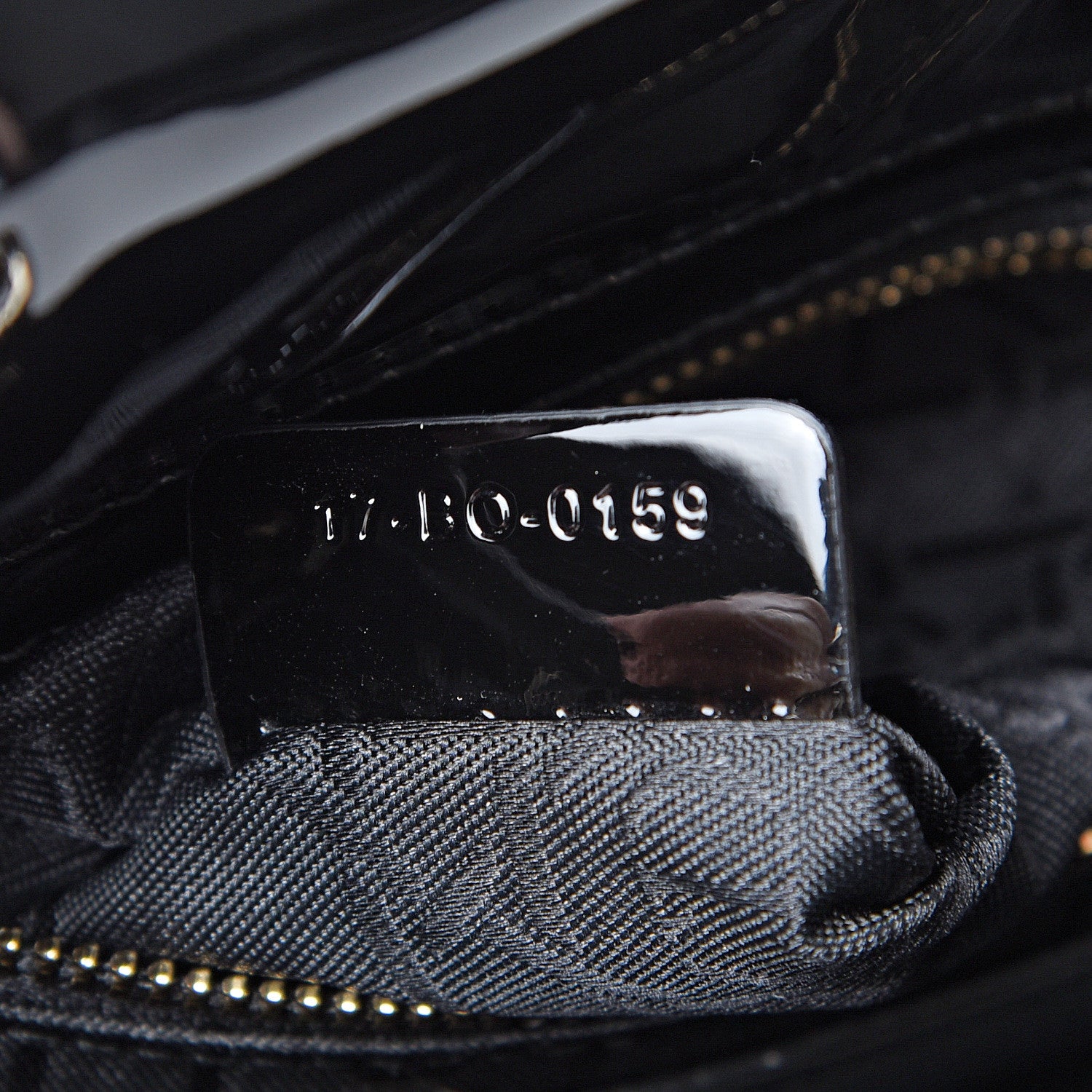 Christian Dior Patent Cannage Mini Lady Dior Black 6 of 9