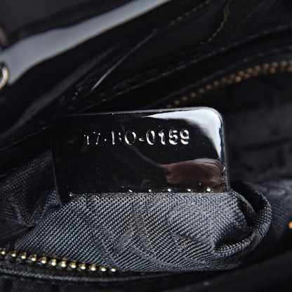 Christian Dior Patent Cannage Mini Lady Dior Black 6 of 9