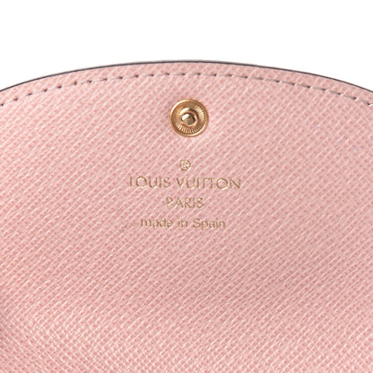 Louis Vuitton Damier Ebene Rosalie Coin Purse Rose Ballerine 6 of 8