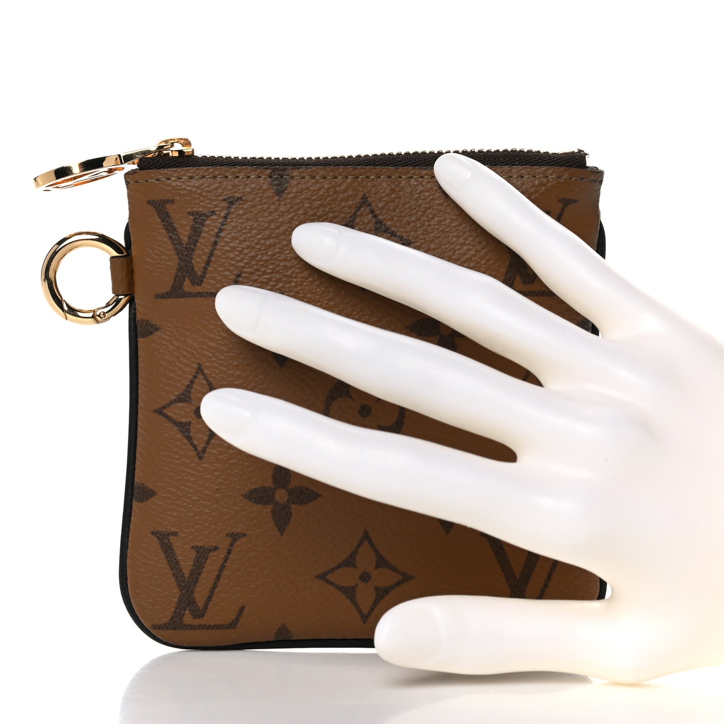 Reverse Monogram Trio Square Pouch