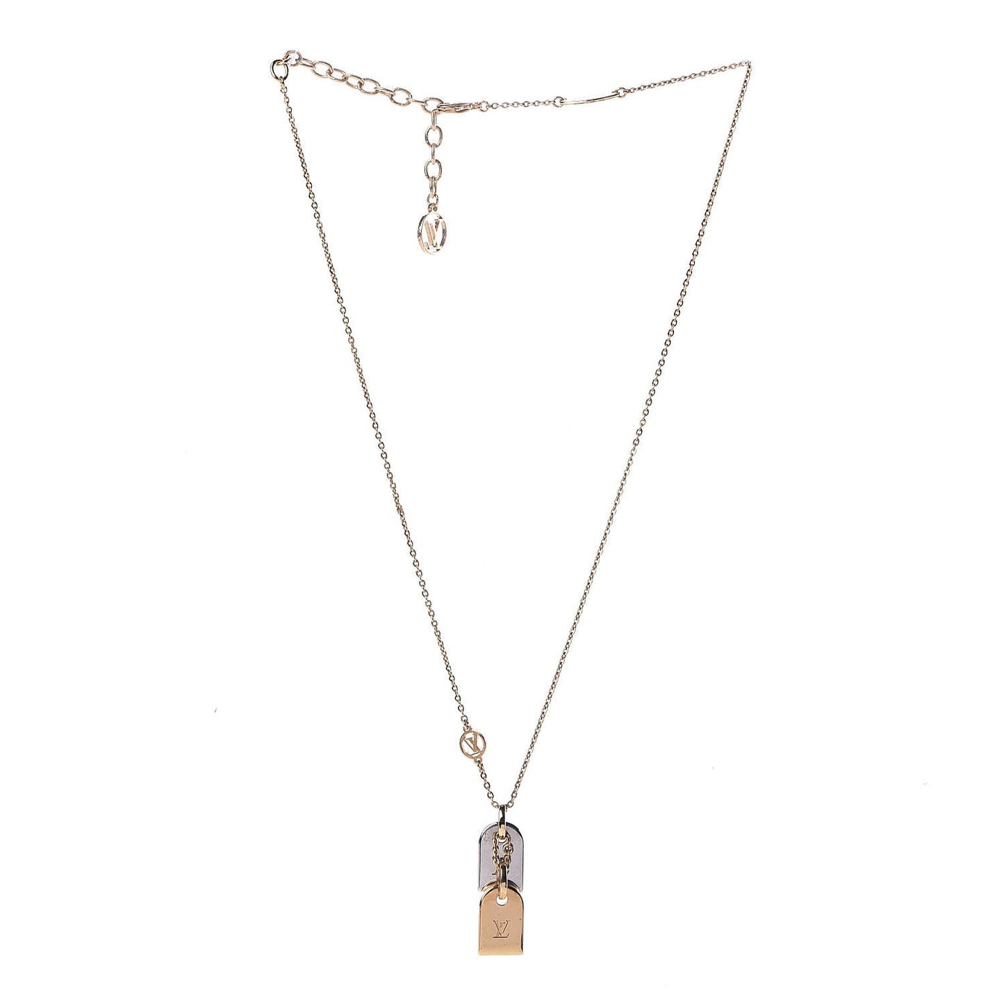 Nanogram Name Tag Necklace Gold