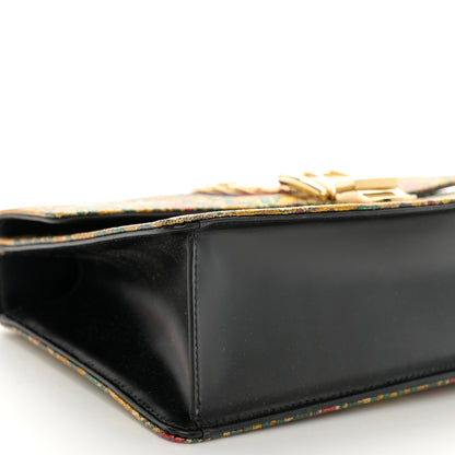Gucci Iridescent Brocade Small Sylvie Shoulder Bag Gold 9 of 10