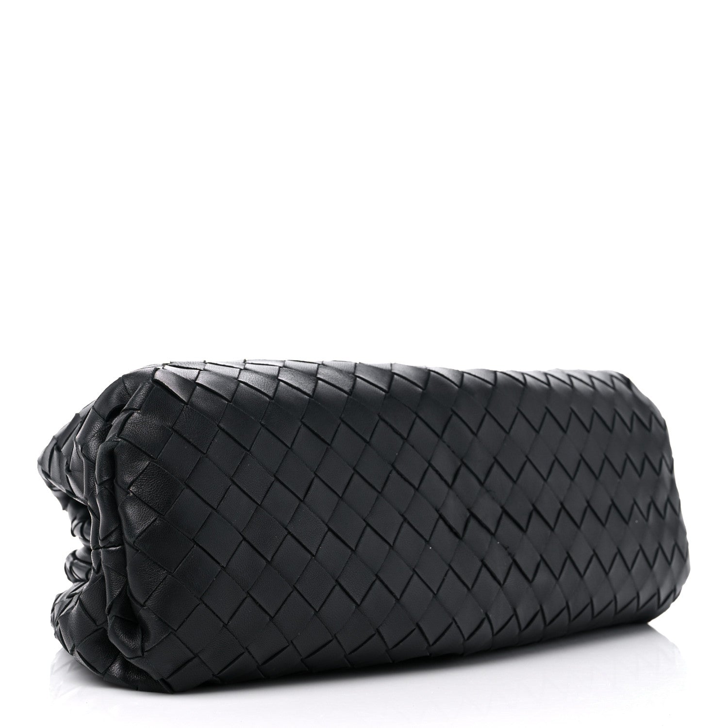 Bottega Veneta Nappa Maxi Intreccio The Pouch Oversized Clutch Black 4 of 12