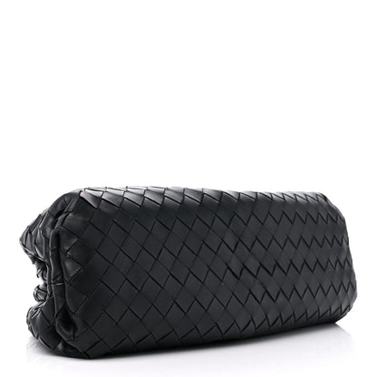 Bottega Veneta Nappa Maxi Intreccio The Pouch Oversized Clutch Black 4 of 12