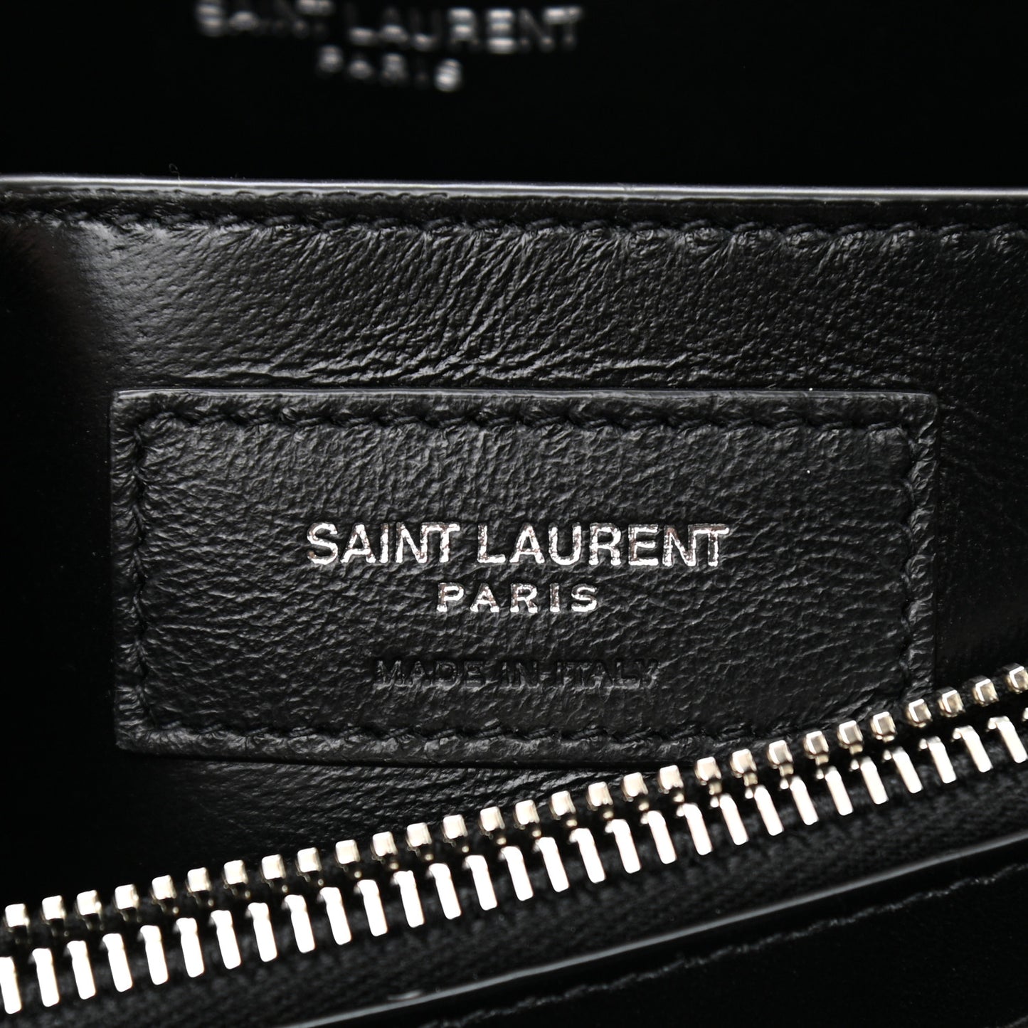 Calfskin Y Quilted Monogram Small Loulou Chain Satchel Black