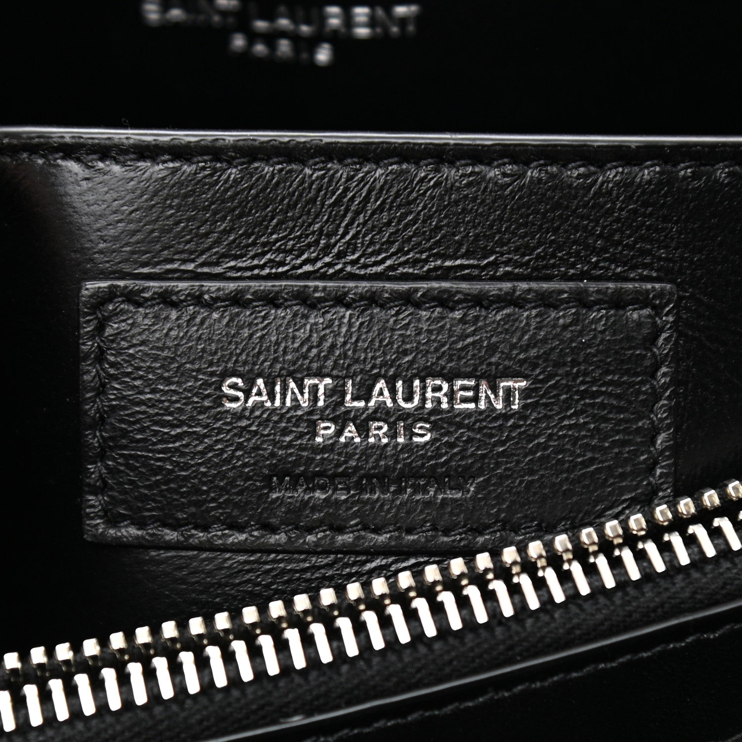 Saint Laurent Calfskin Y Quilted Monogram Small Loulou Chain Satchel Black 7 of 11