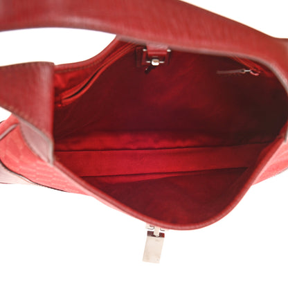 Gucci Monogram Small Jackie O Hobo Red 4 of 7