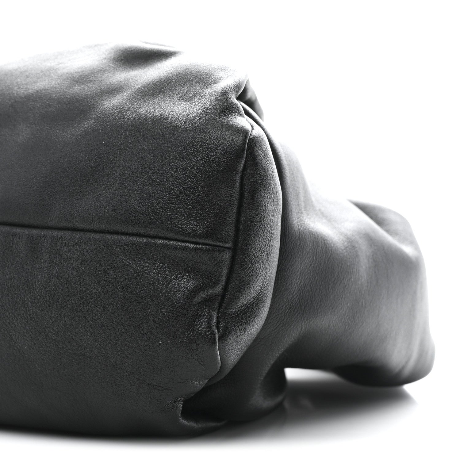 Bottega Veneta Smooth Butter Calfskin Small The Shoulder Pouch Black 10 of 10