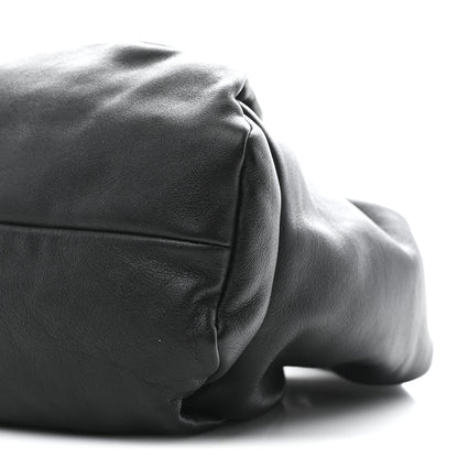 Bottega Veneta Smooth Butter Calfskin Small The Shoulder Pouch Black 10 of 10
