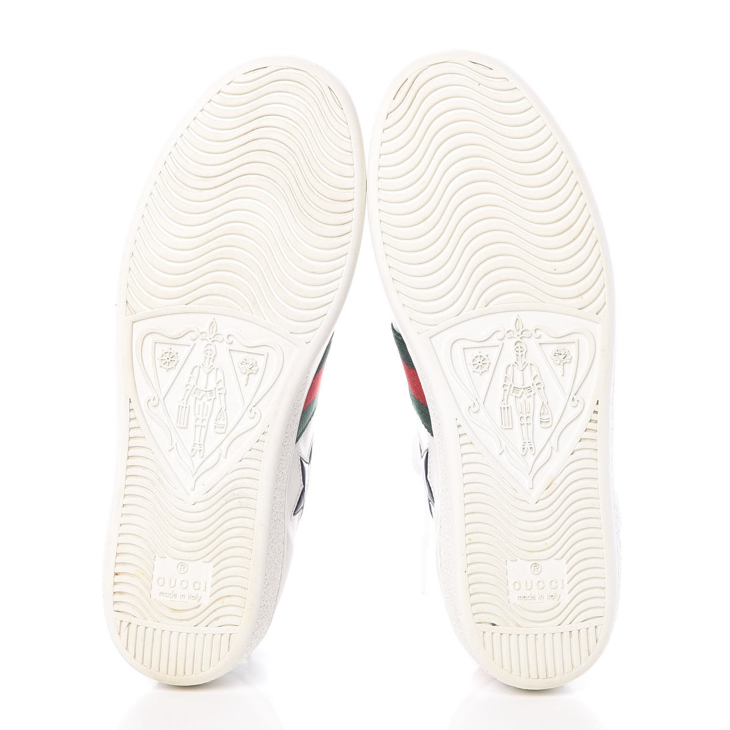 Calfskin Ayers Web Star Embroidered Womens Ace Sneakers 35.5 White Multi