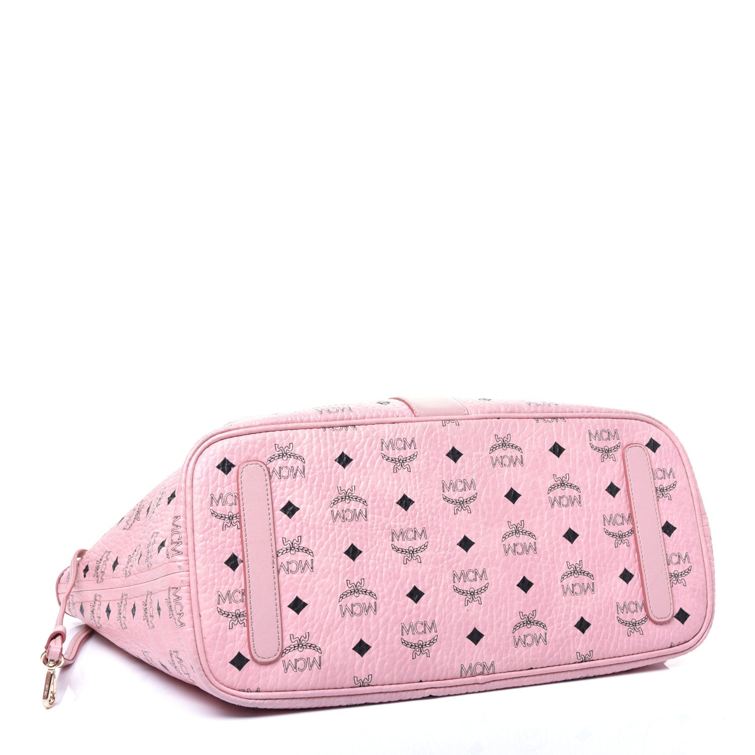 MCM Visetos Medium Liz Reversible Shopper Tote Soft Pink 5 of 16