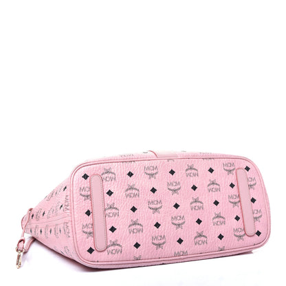 MCM Visetos Medium Liz Reversible Shopper Tote Soft Pink 5 of 16