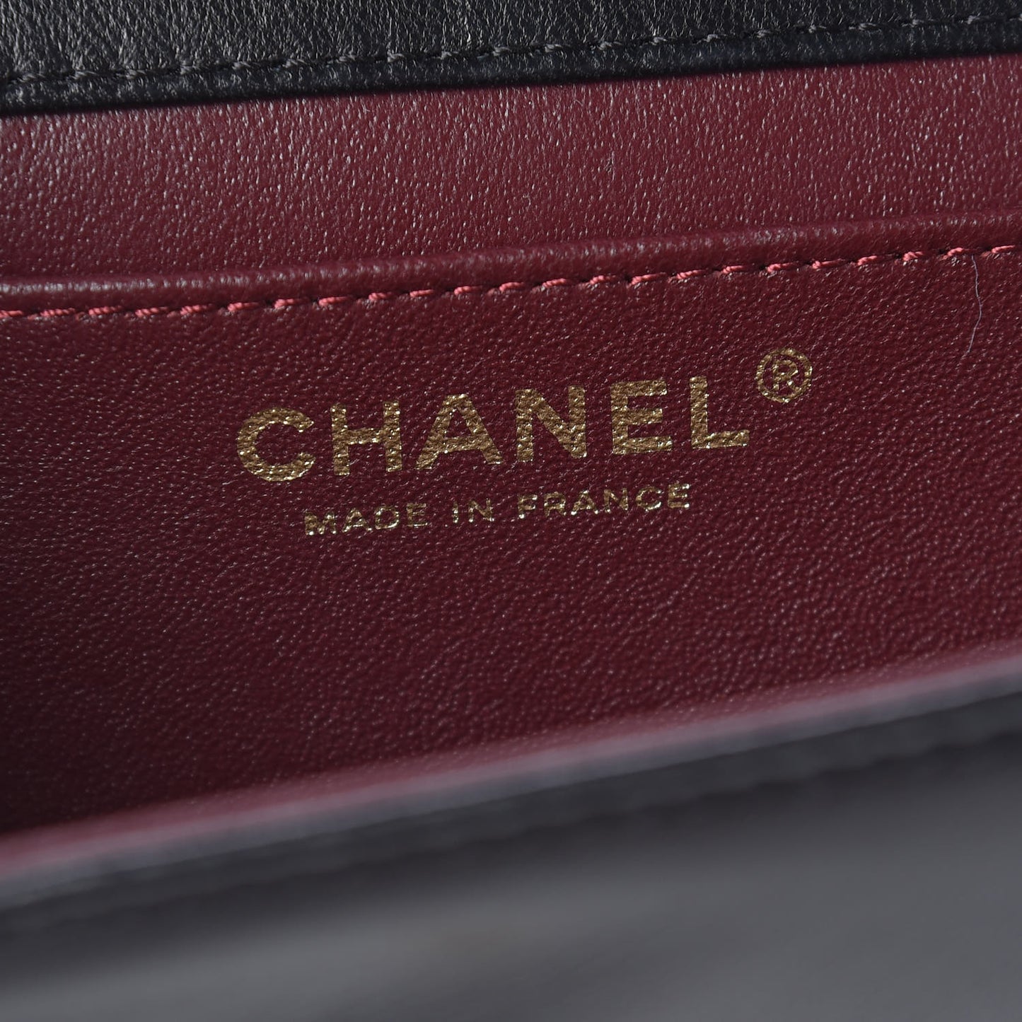 Lambskin Quilted Small Single Flap Black