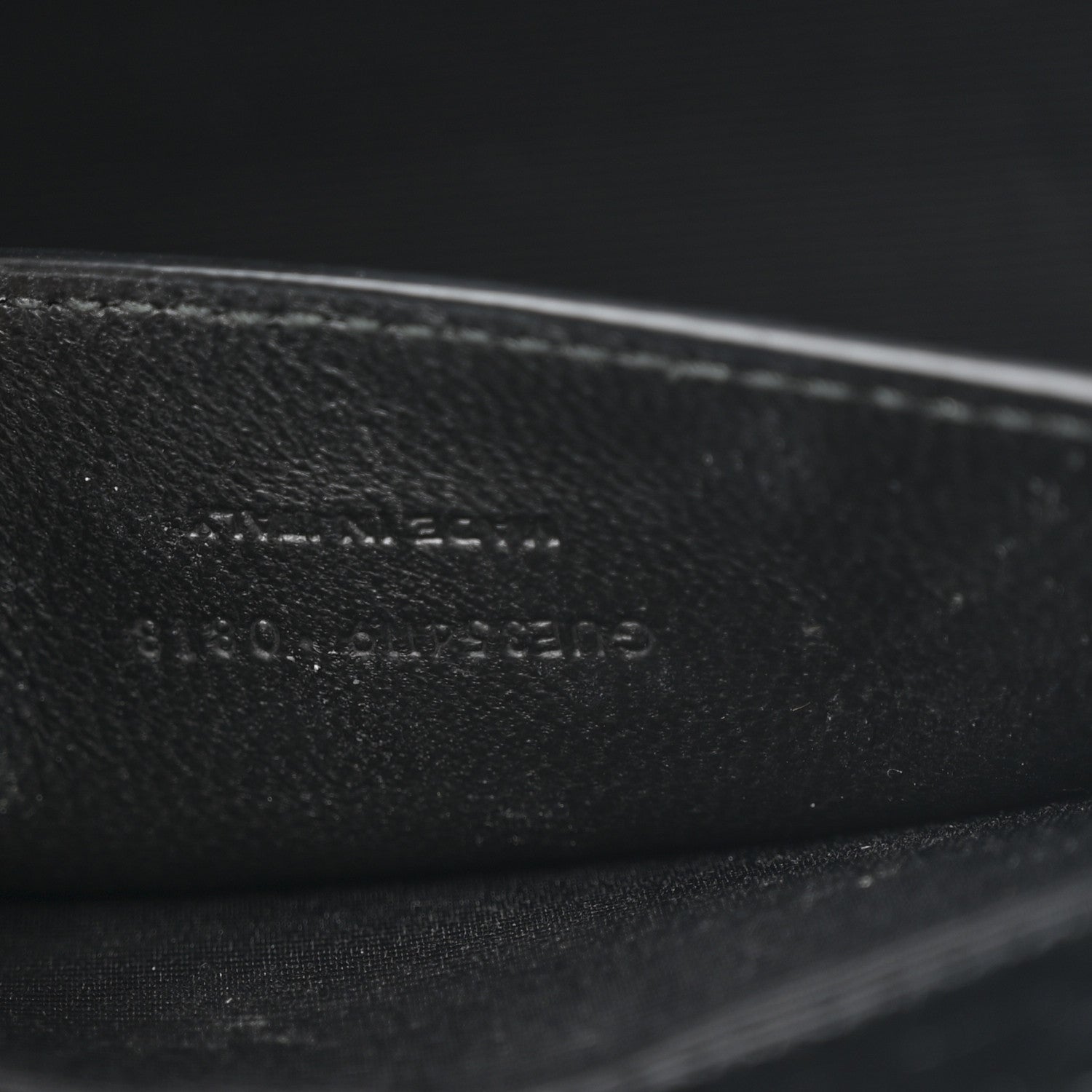Saint Laurent Calfskin Crocodile Embossed Medium Classic Monogram Kate Tassel Satchel Black 7 of 10