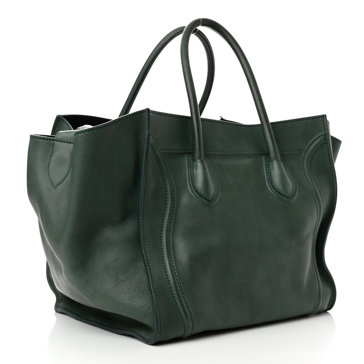 Calfskin Medium Phantom Luggage Emerald