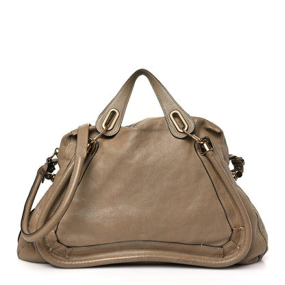 Chloe Calfskin Medium PARATY Barbour Khaki 1 of 12