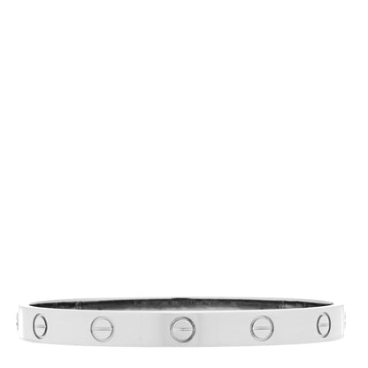 Cartier 18K White Gold LOVE Bracelet 16 2 of 4