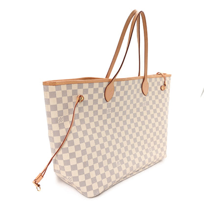 Louis Vuitton Damier Azur Neo Neverfull GM Rose Ballerine 3 of 11