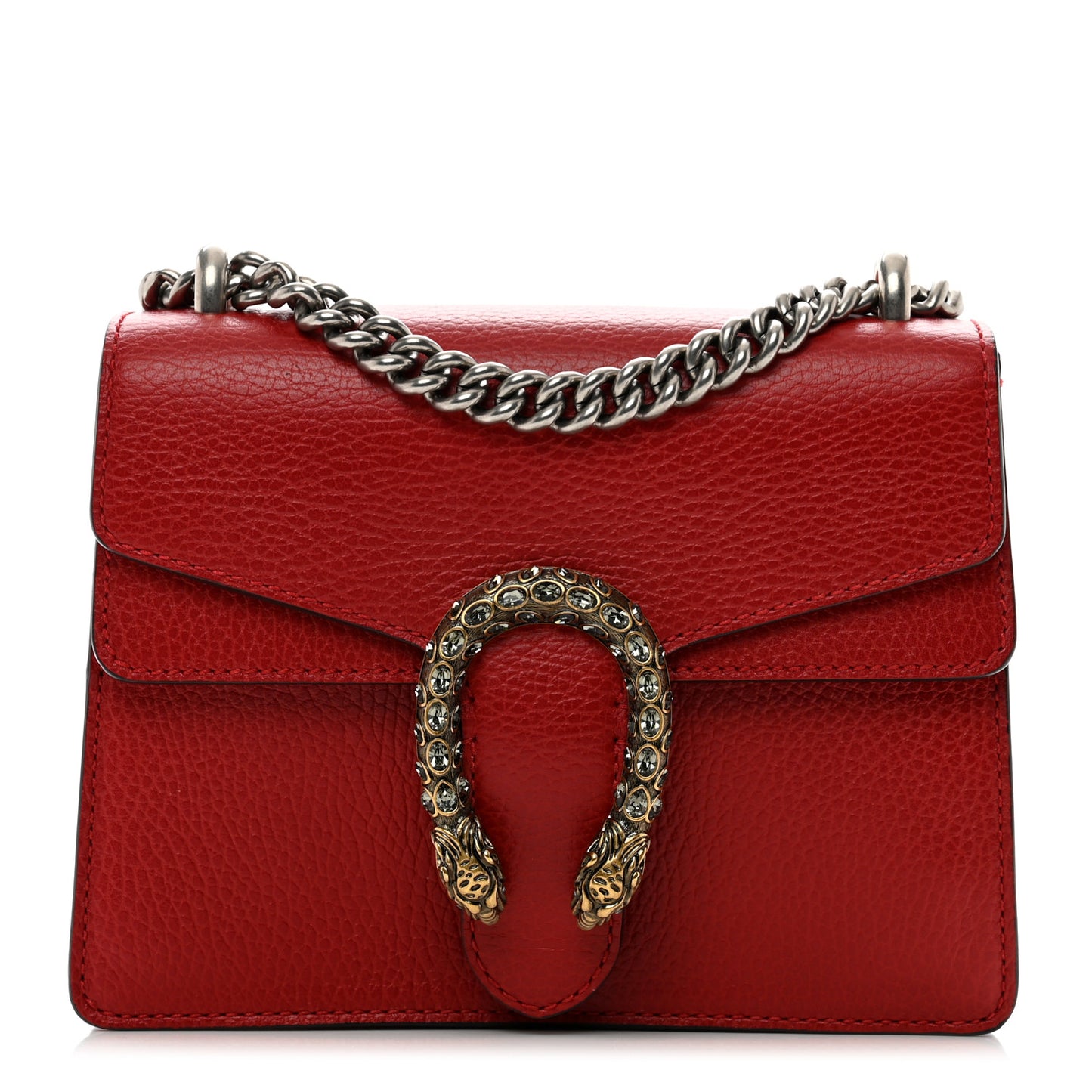 Calfskin Mini Dionysus Shoulder Bag Hibiscus Red