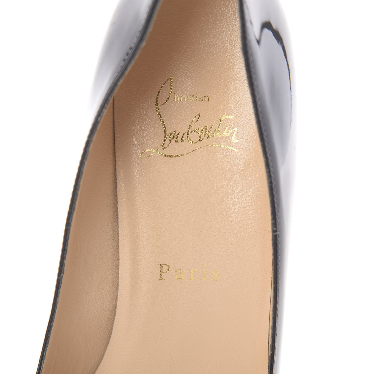 Christian Louboutin Patent Pigalle Follies 55 Pumps 39 Fusain 6 of 7