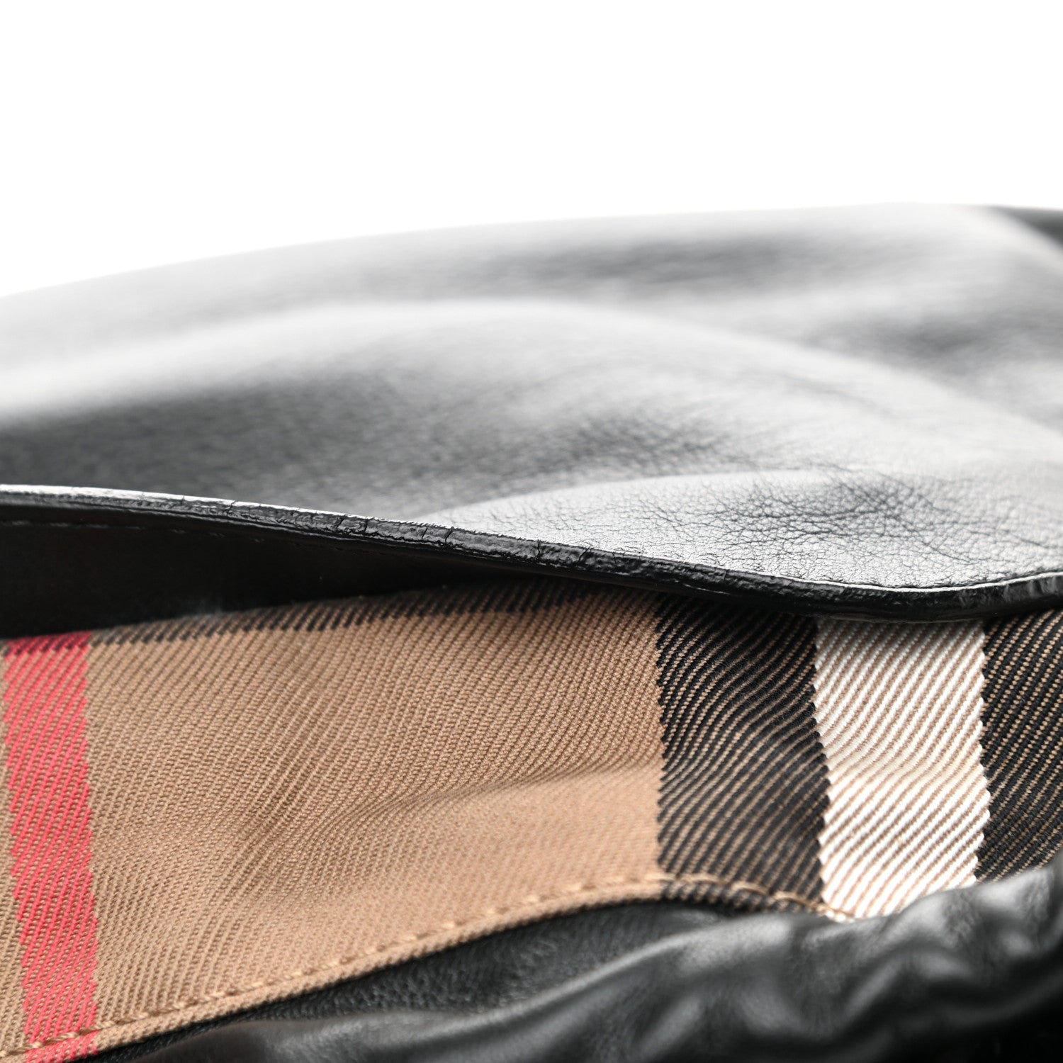 Burberry Calfskin House Check Little Crush Black 11 of 13