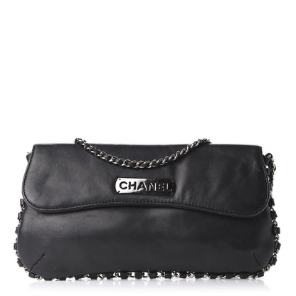 Chanel Lambskin Chain Flap Black 1 of 11