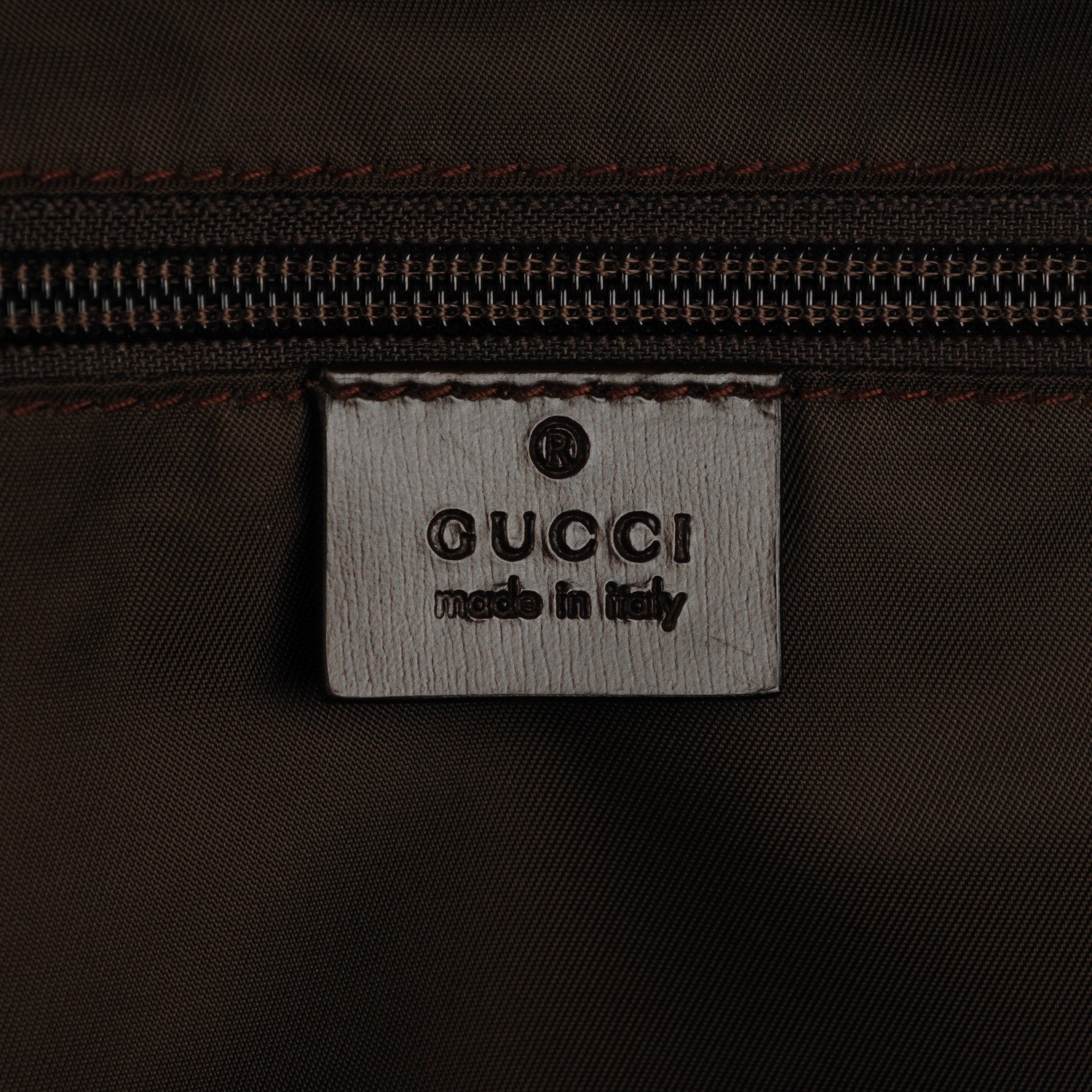 Gucci GG Supreme Monogram Interlocking G Duffle Bag Dark Brown 6 of 10