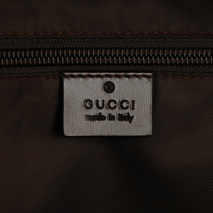 Gucci GG Supreme Monogram Interlocking G Duffle Bag Dark Brown 6 of 10