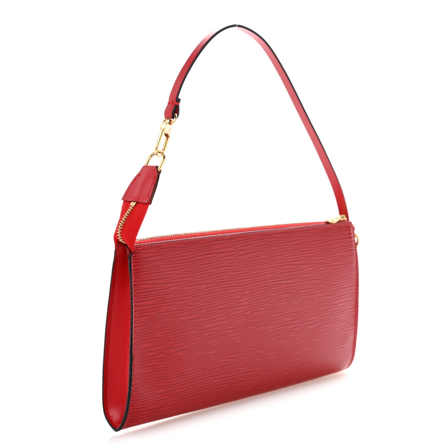 Epi Pochette Accessories 24 Castillan Red