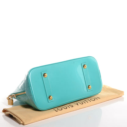 Louis Vuitton Vernis Alma PM Blue Lagon 4 of 6