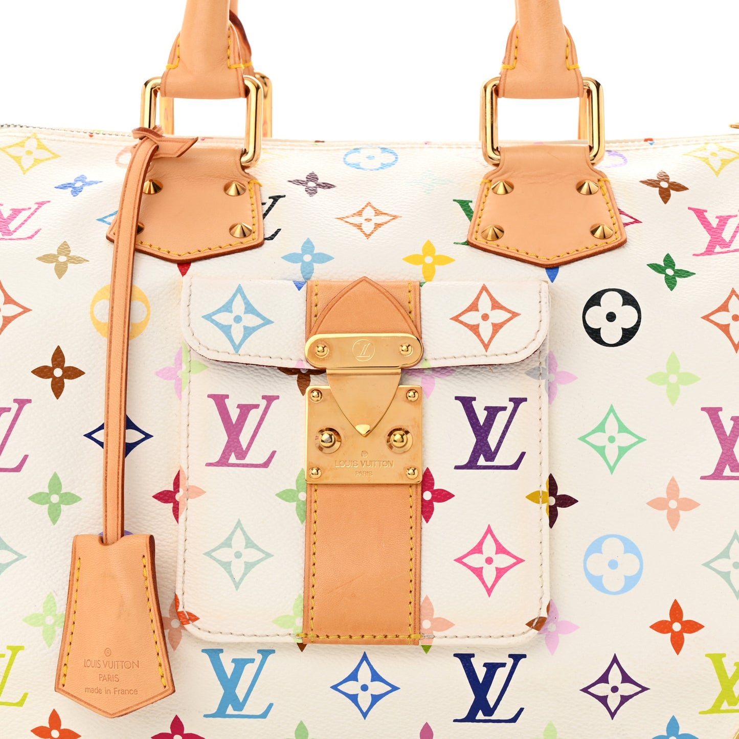 Monogram Multicolor Speedy 30 White