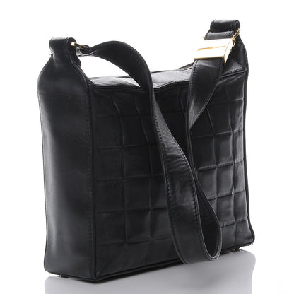 Chanel Lambskin Quilted Small Chocolate Bar Shoulder Bag Black 3 of 7