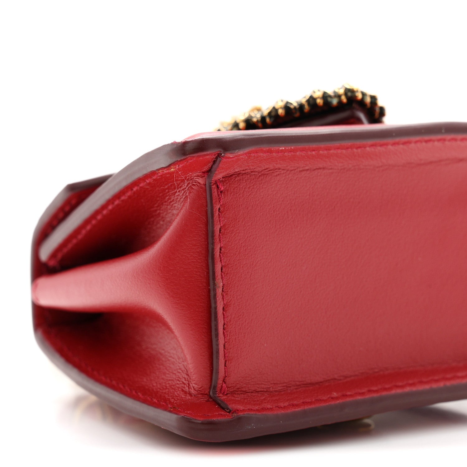 Dolce & Gabbana Nappa Micro Devotion Envelope Top Handle Bag Red 8 of 10