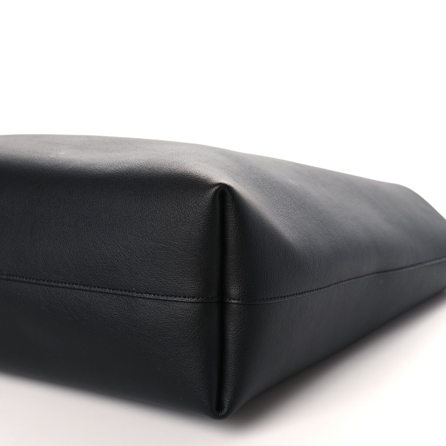 Calfskin Large Shopping Tote Black