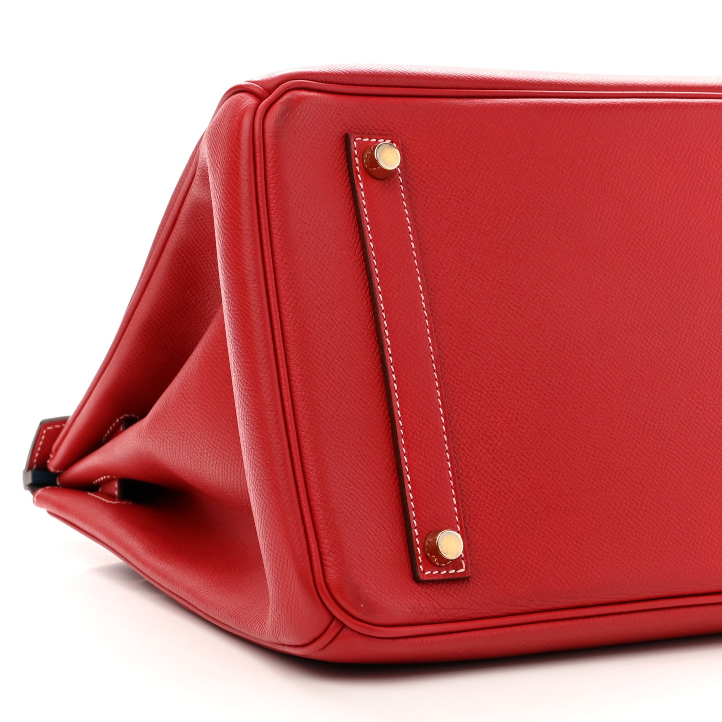 Epsom Candy Birkin 35 Rouge Casaque Bleu Thalassa