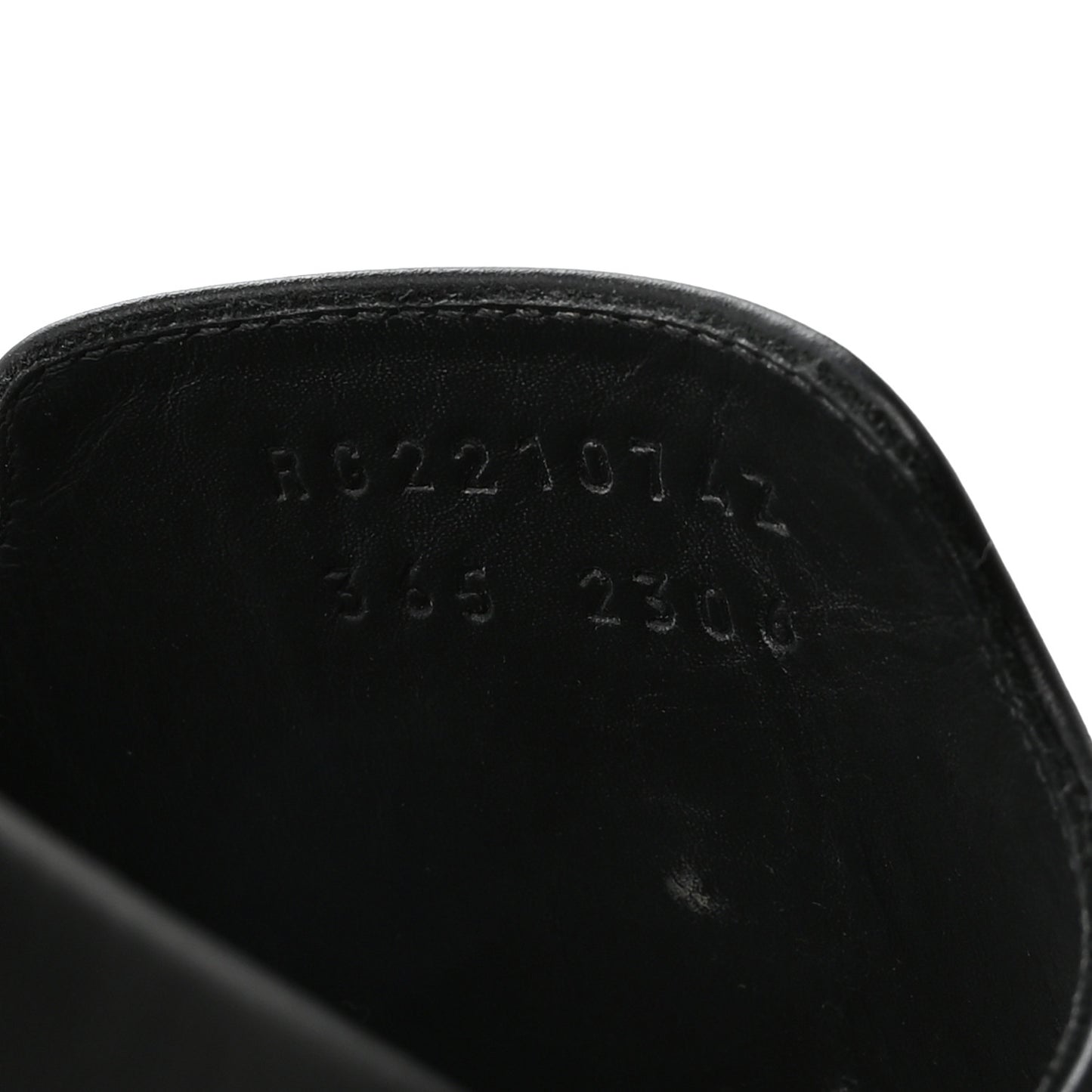 Calfskin Womens Empire Sandals 36.5 Black