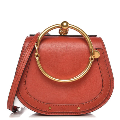 Chloe Calfskin Small Nile Bracelet Bag Earthy Red 1 of 7