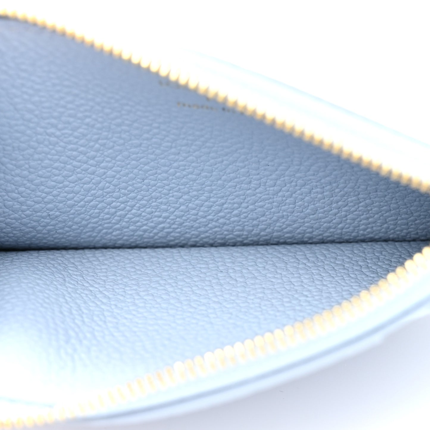 Empreinte Monogram Zipped Romy Card Holder Bleu Nuage